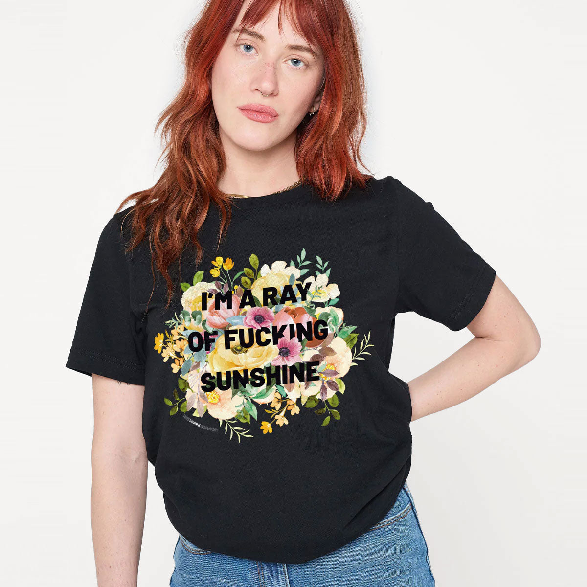 I'm A Ray Of F*cking Sunshine T-Shirt-Feminist Apparel, Feminist Clothing, Feminist T Shirt, BC3001-The Spark Company