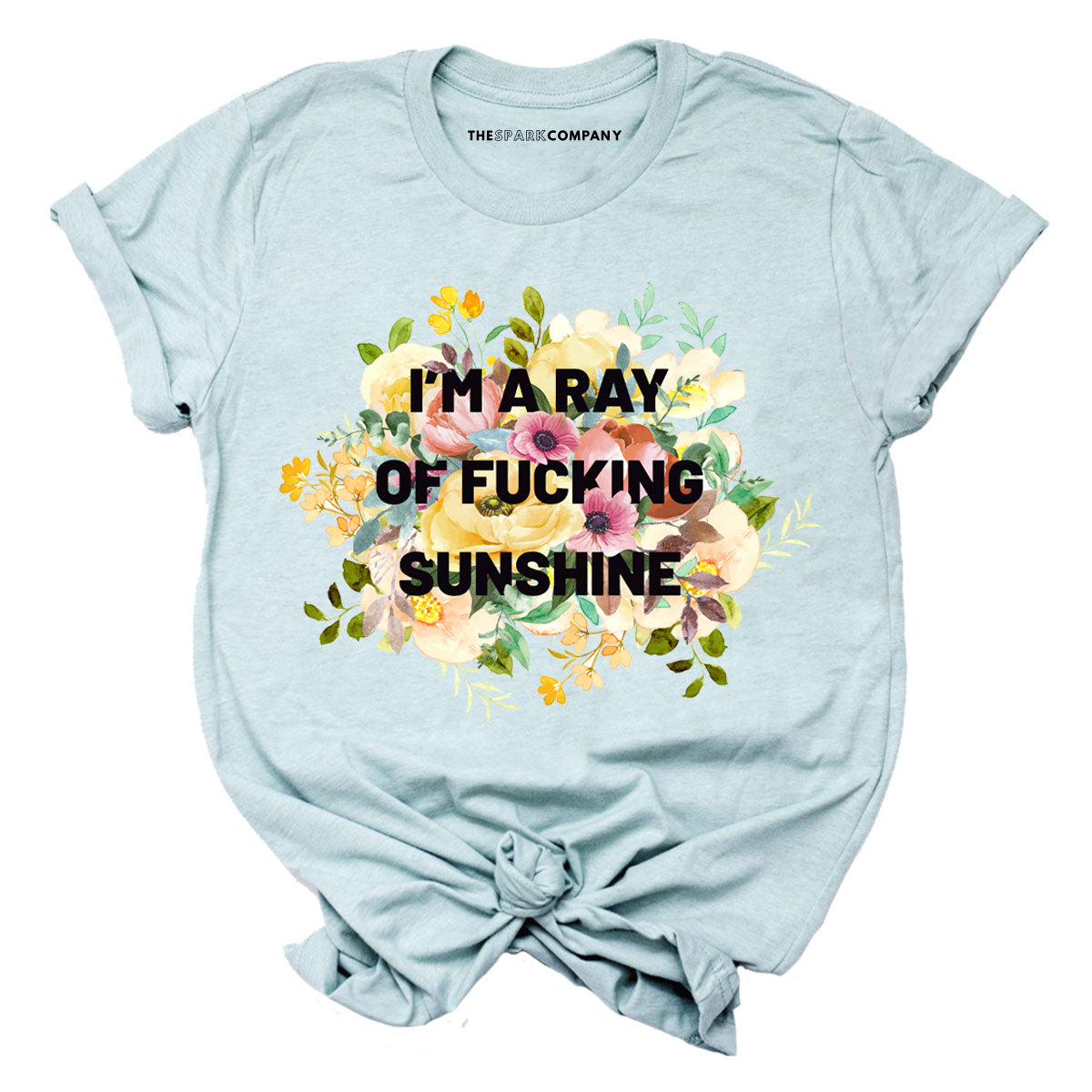 I'm A Ray Of F*cking Sunshine T-Shirt-Feminist Apparel, Feminist Clothing, Feminist T Shirt, BC3001-The Spark Company