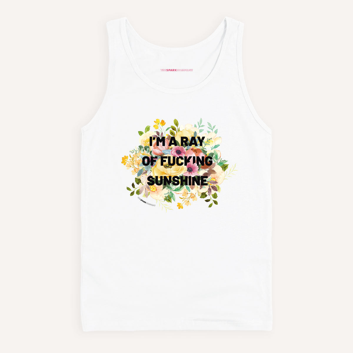 I'm A Ray Of F*cking Sunshine Tank Top-Feminist Apparel, Feminist Clothing, Feminist Tank, 03980-The Spark Company