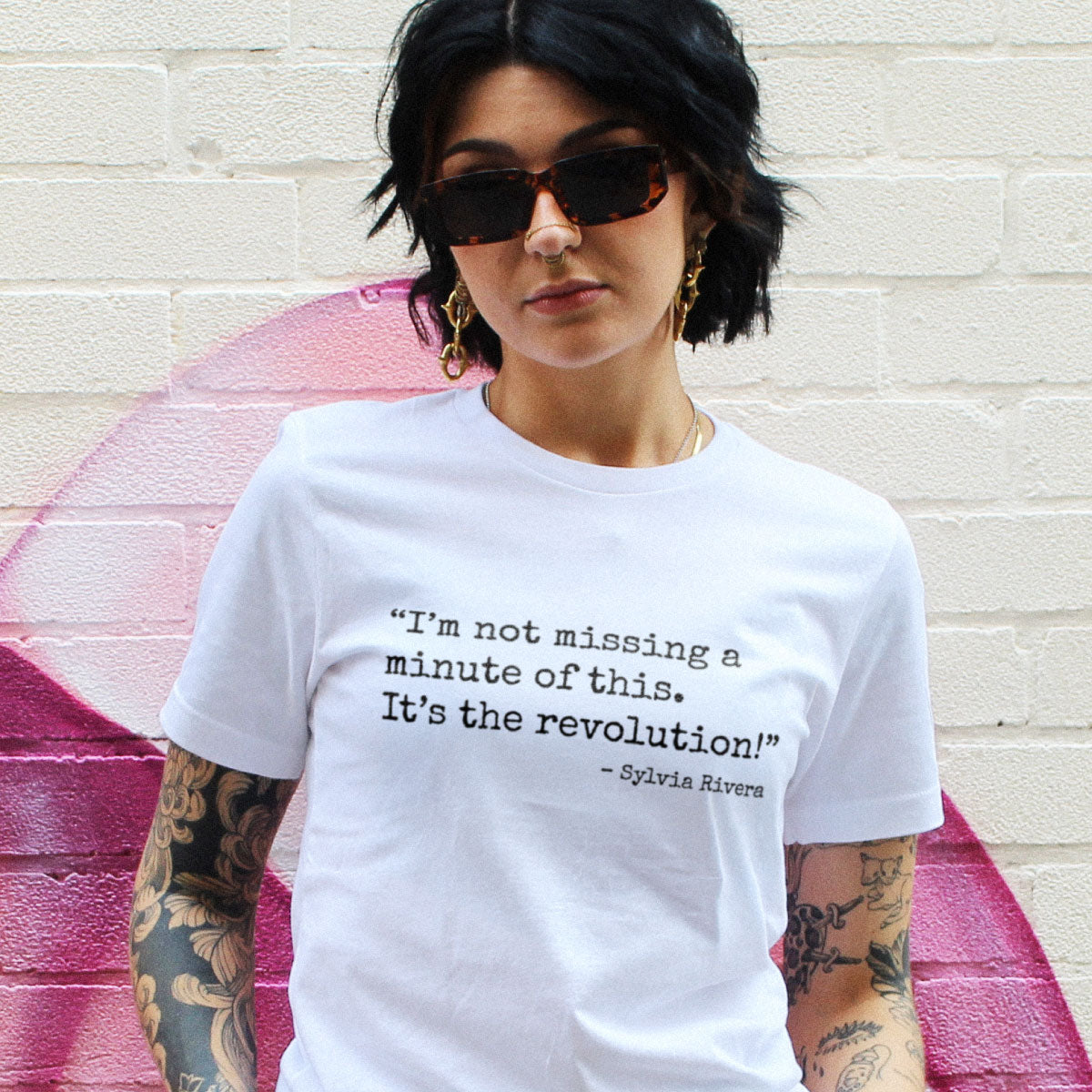 I'm Not Missing A Minute Of This Revolution T-Shirt-LGBT Apparel, LGBT Clothing, LGBT T Shirt, BC3001-The Spark Company