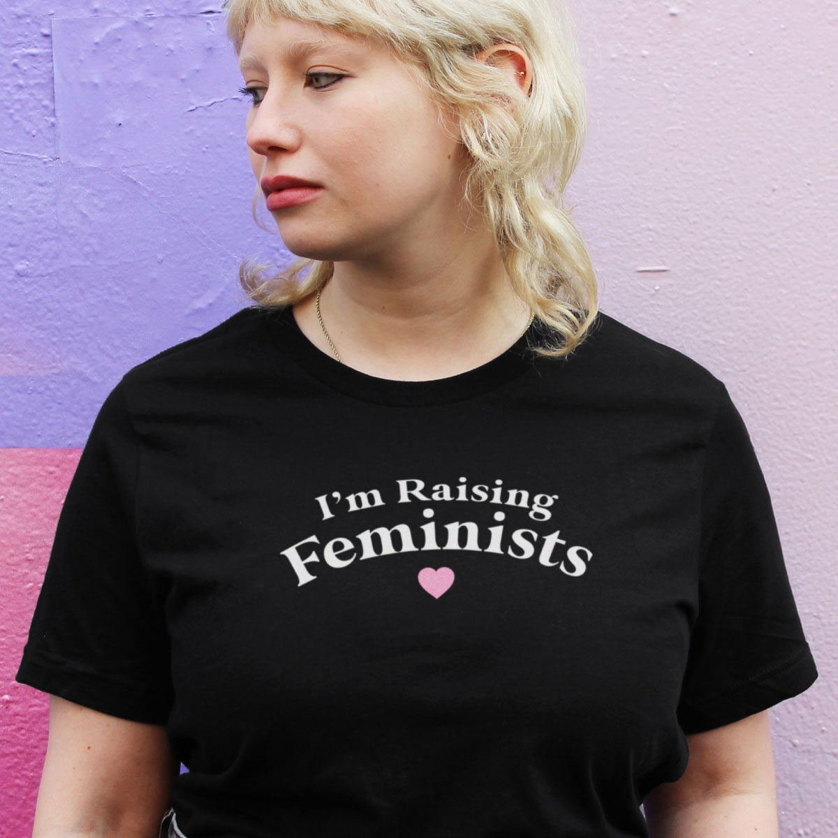 I'm Raising Feminists T-Shirt-Feminist Apparel, Feminist Clothing, Feminist T Shirt, BC3001-The Spark Company