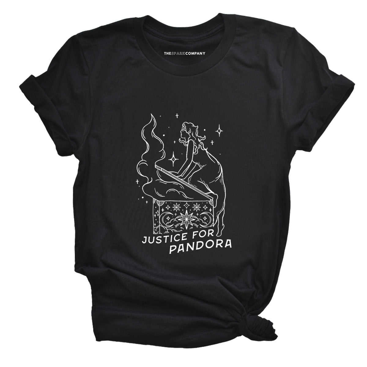 Justice For Pandora T-Shirt-Feminist Apparel, Feminist Clothing, Feminist T Shirt, BC3001-The Spark Company