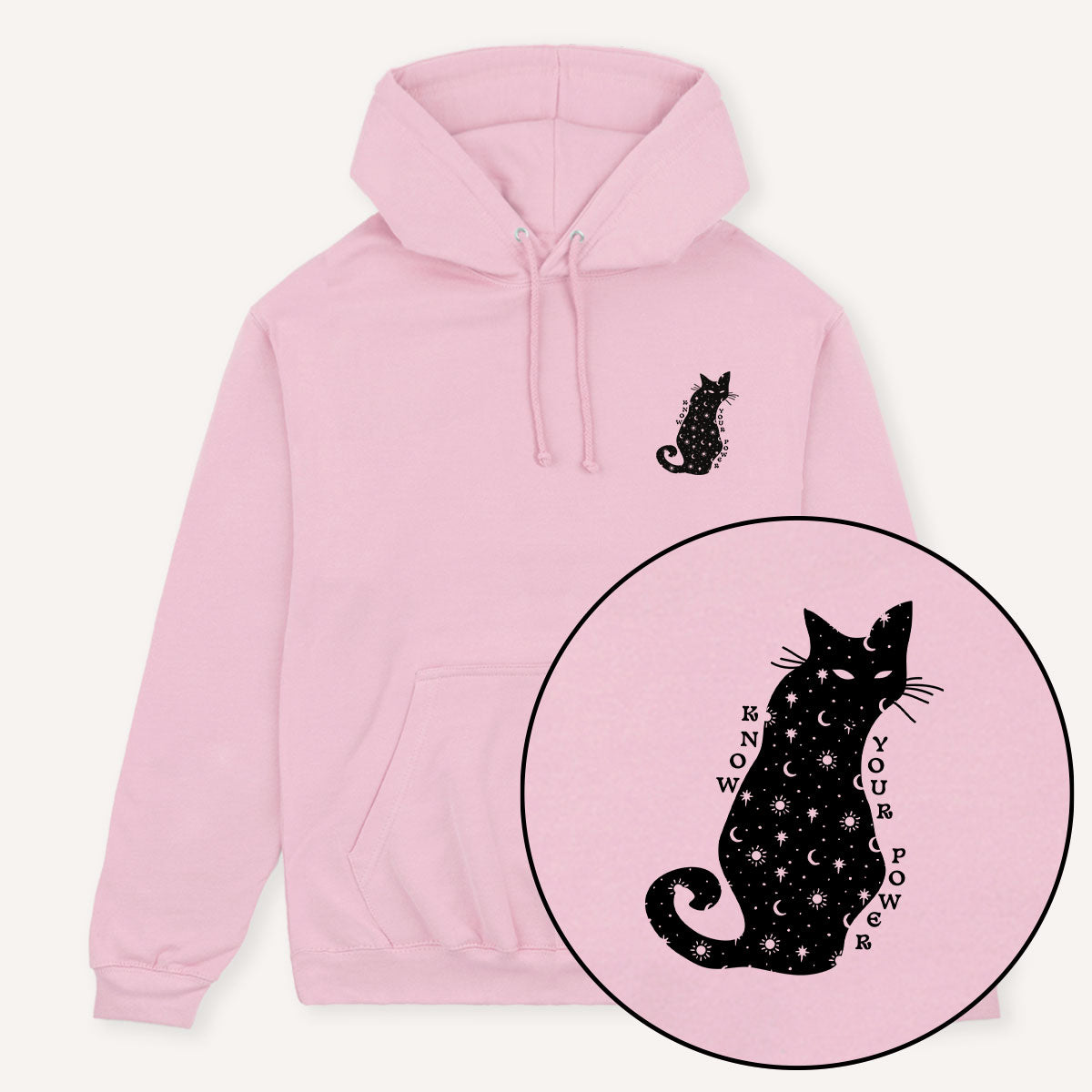 Know Your Power Hoodie-Feminist Apparel, Feminist Clothing, Feminist Hoodie, JH001-The Spark Company