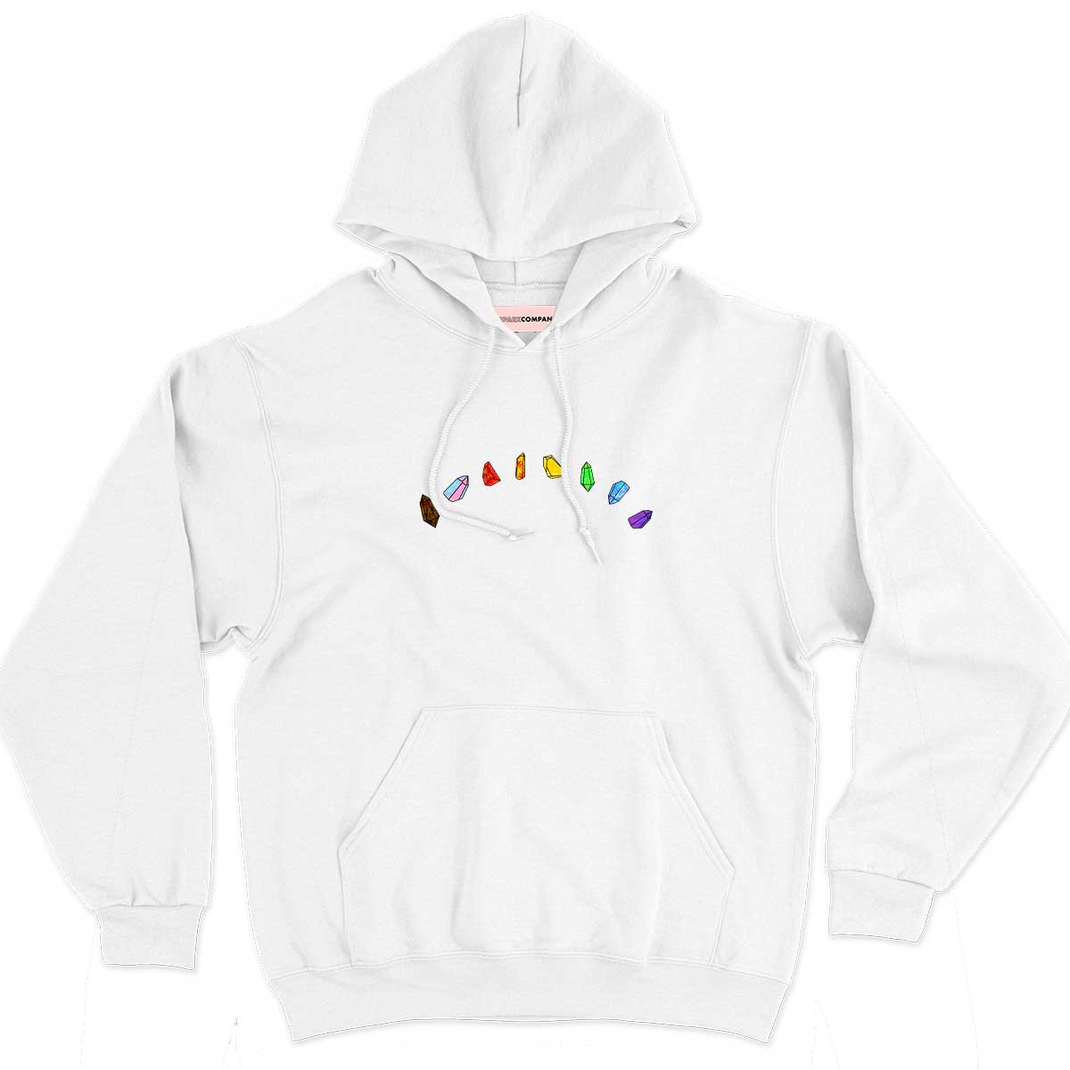 LGBTQ+ Crystals Hoodie-Feminist Apparel, Feminist Clothing, Feminist Hoodie, JH001-The Spark Company