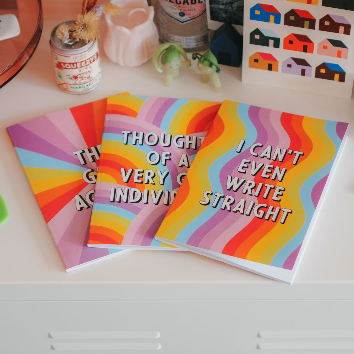 LGBTQ Notebooks (3 Pack)-LGBTQ Apparel, LGBTQ Gift, LGBTQ Notebook-The Spark Company