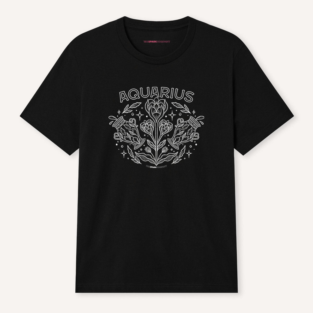 Lady Universe's Horoscope Florals T-Shirt-Feminist Apparel, Feminist Clothing, Feminist T Shirt, BC3001-The Spark Company