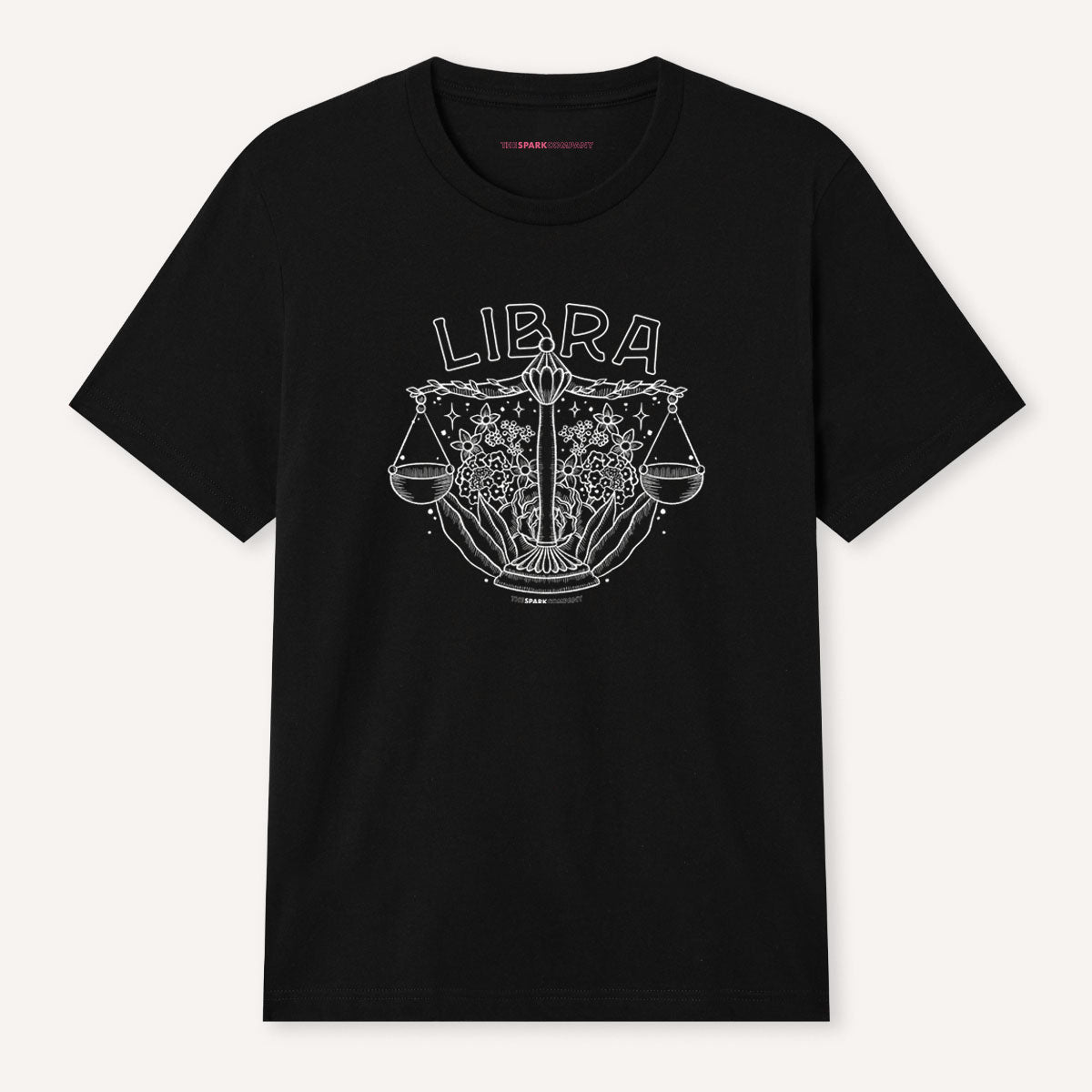 Lady Universe's Horoscope Florals T-Shirt-Feminist Apparel, Feminist Clothing, Feminist T Shirt, BC3001-The Spark Company