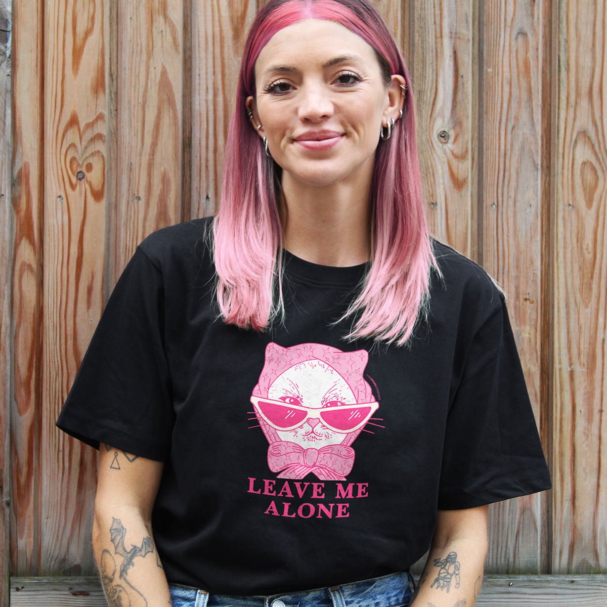 Leave Me Alone T-Shirt-Feminist Apparel, Feminist Clothing, Feminist T Shirt, BC3001-The Spark Company