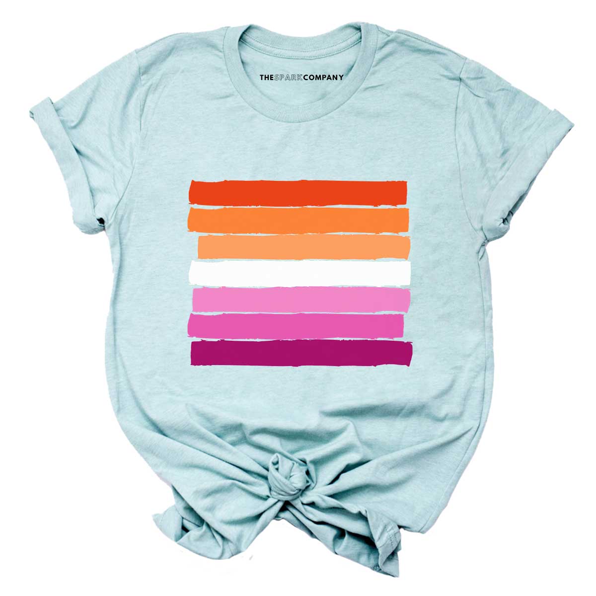 Lesbian Flag Pride T-Shirt | The Spark Company