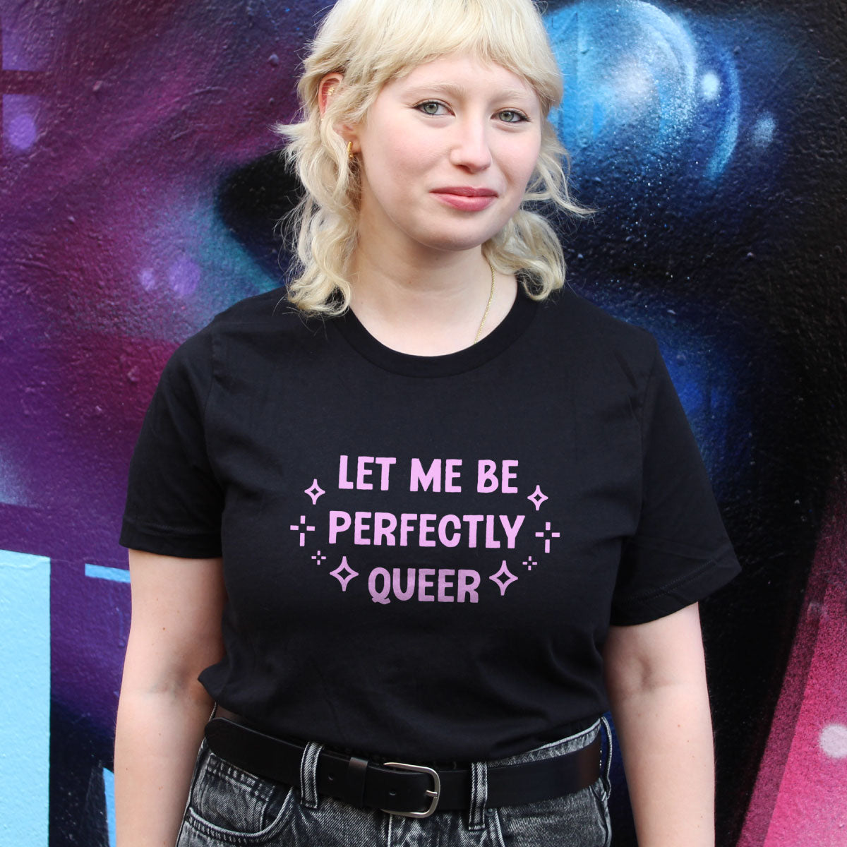 Let Me Be Perfectly Queer T-Shirt-LGBT Apparel, LGBT Clothing, LGBT T Shirt, BC3001-The Spark Company