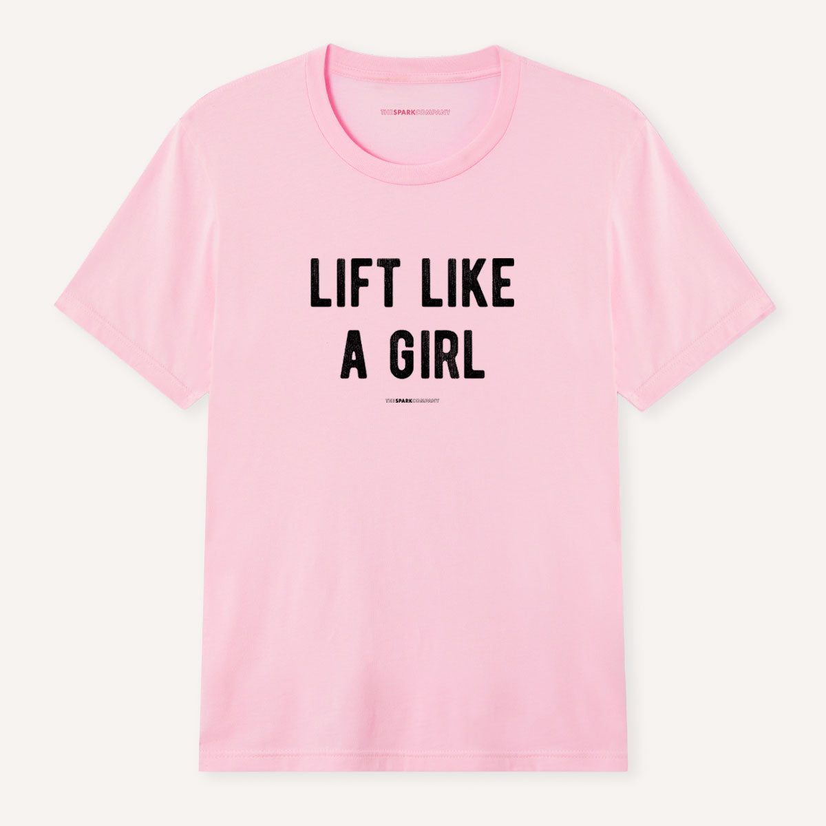 Lift Like A Girl T-Shirt-Feminist Apparel, Feminist Clothing, Feminist T Shirt, BC3001-The Spark Company