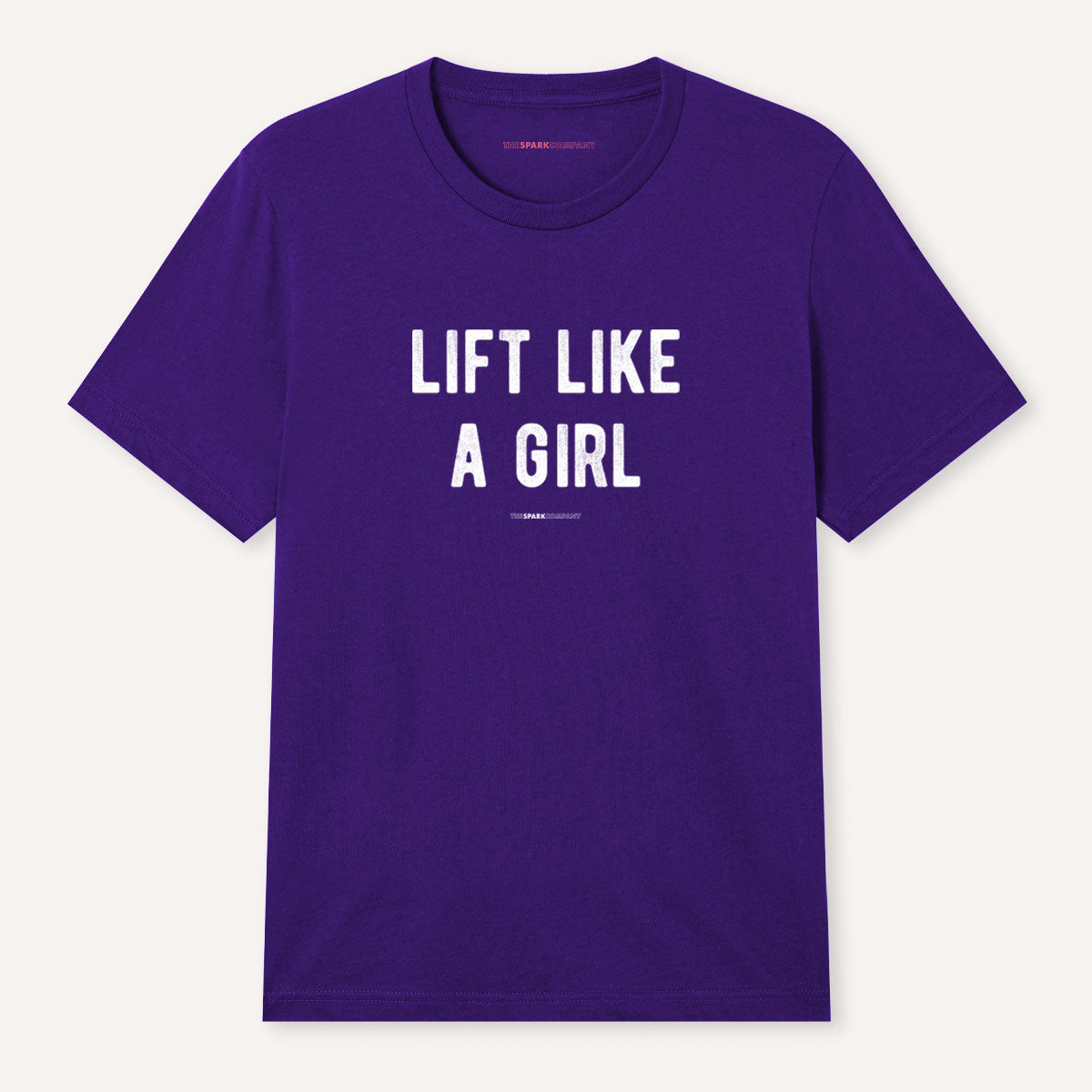 Lift Like A Girl T-Shirt-Feminist Apparel, Feminist Clothing, Feminist T Shirt, BC3001-The Spark Company