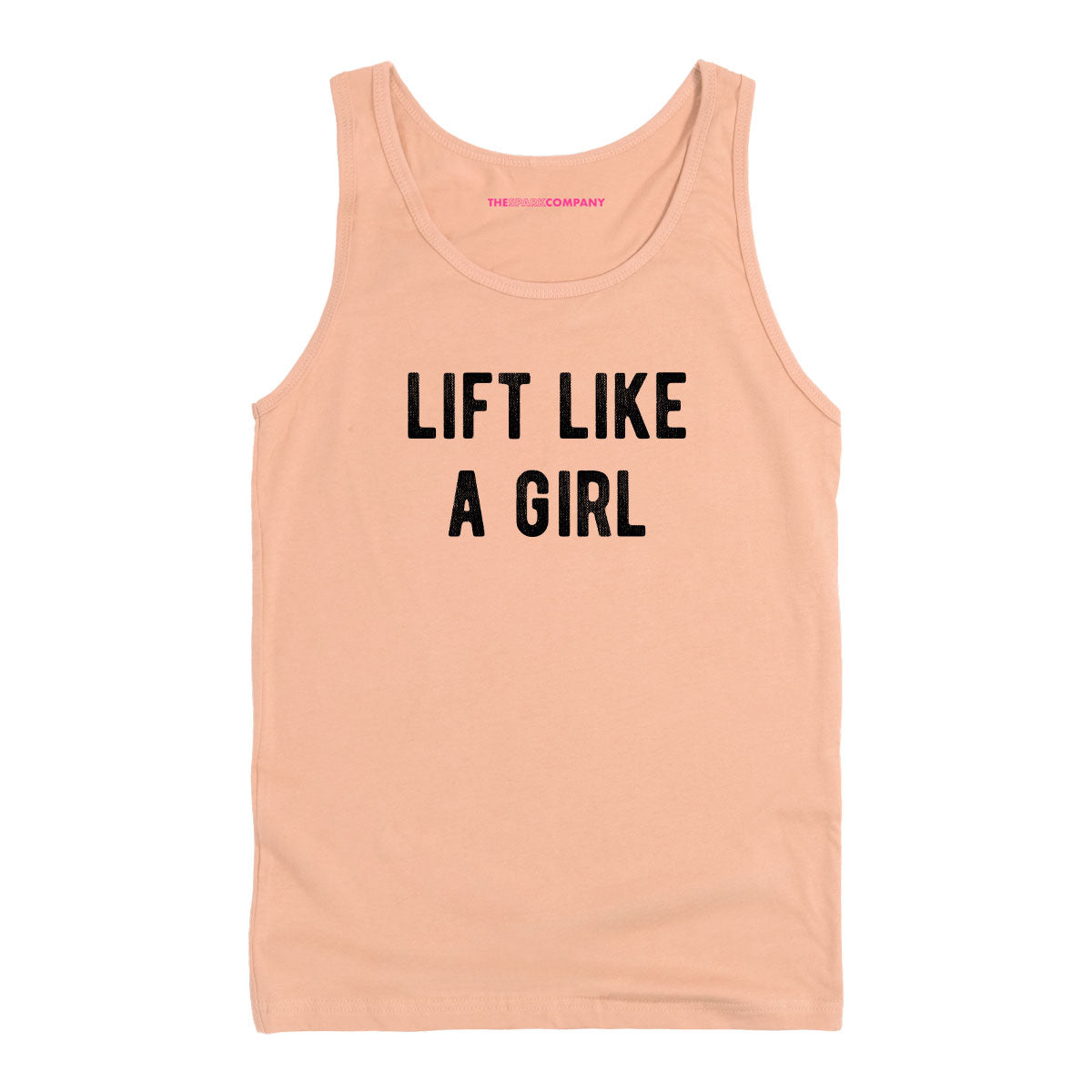 Lift Like A Girl Tank Top-Feminist Apparel, Feminist Clothing, Feminist Tank, 03980-The Spark Company