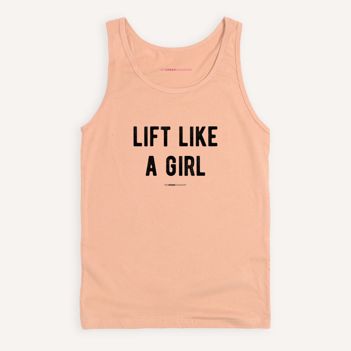 Lift Like A Girl Tank Top-Feminist Apparel, Feminist Clothing, Feminist Tank, 03980-The Spark Company