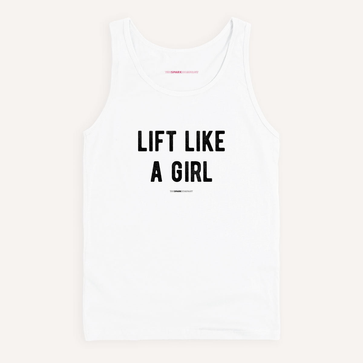 Lift Like A Girl Tank Top-Feminist Apparel, Feminist Clothing, Feminist Tank, 03980-The Spark Company