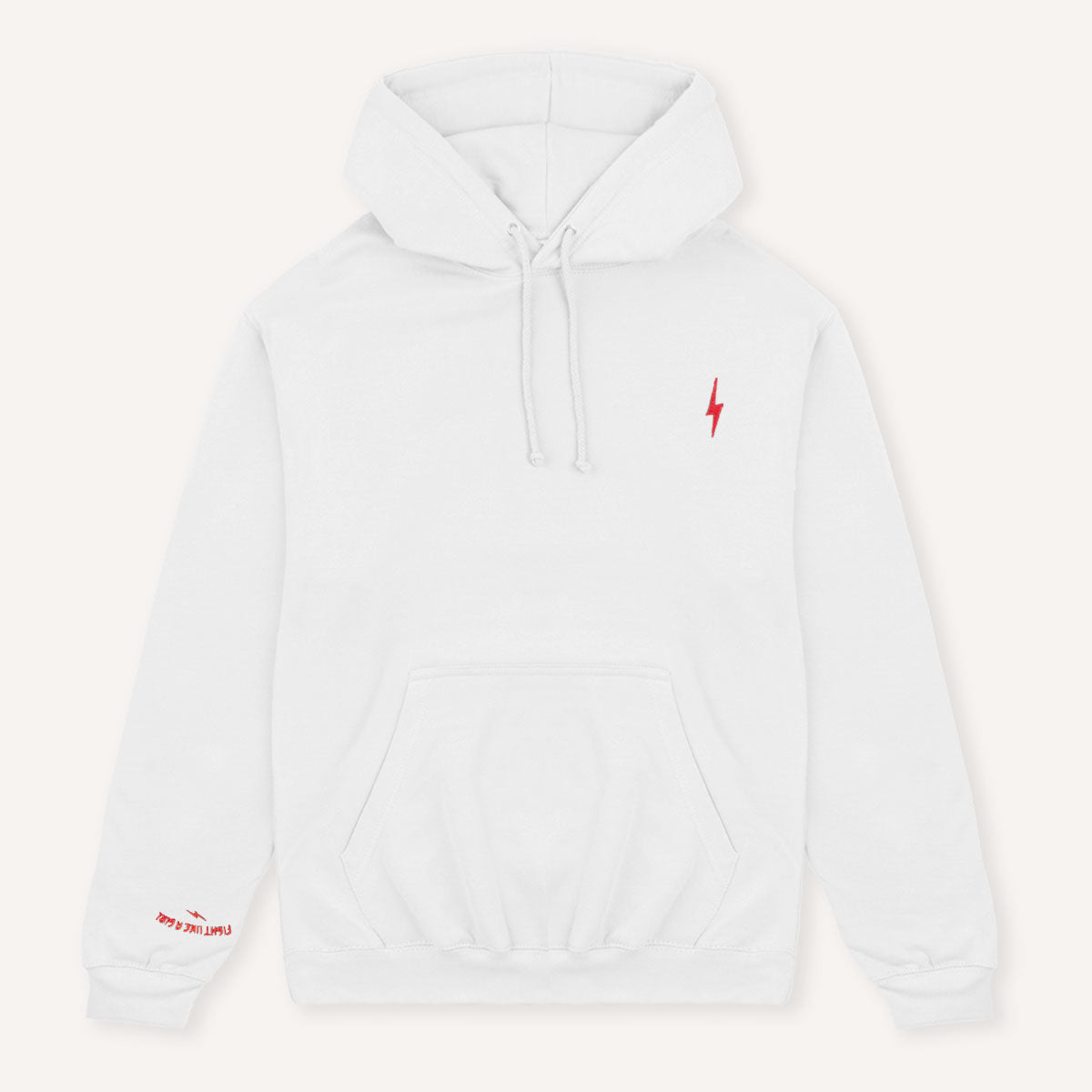 Lightning Embroidery Detail Hoodie-Feminist Apparel, Feminist Clothing, Feminist Hoodie, JH001-The Spark Company