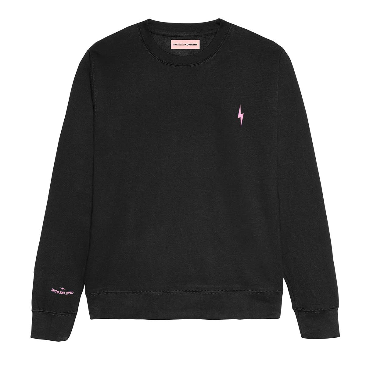 Lightning Embroidery Detail Sweatshirt