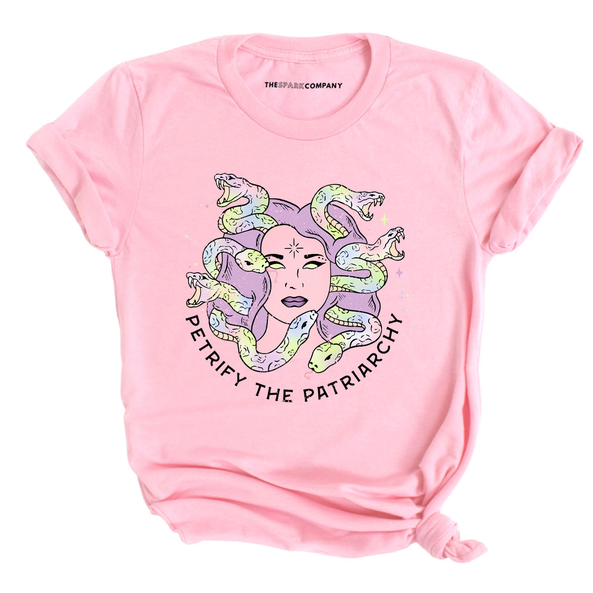 Limited Colour: Petrify The Patriarchy T-Shirt-Feminist Apparel, Feminist Clothing, Feminist T Shirt, BC3001-The Spark Company