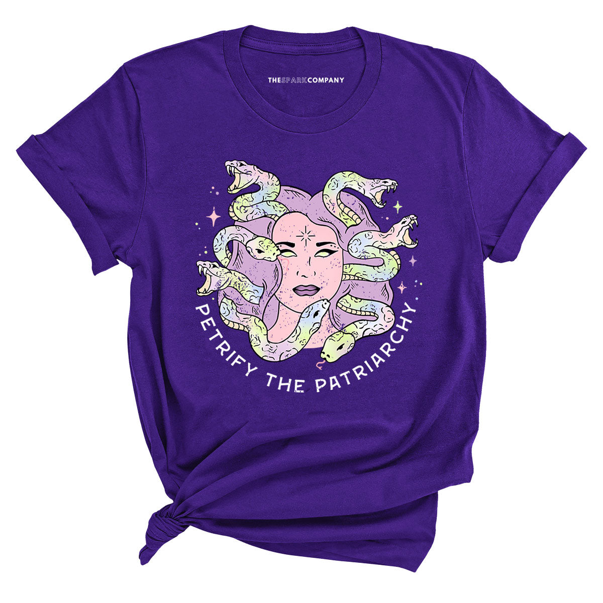Limited Colour: Petrify The Patriarchy T-Shirt-Feminist Apparel, Feminist Clothing, Feminist T Shirt, BC3001-The Spark Company