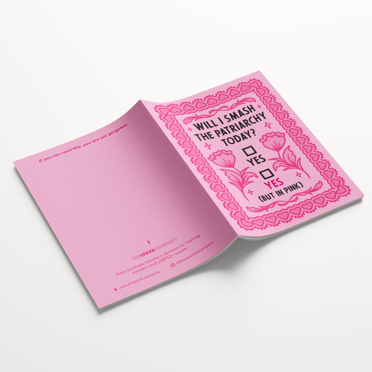 Limited Edition! Galentine's Notebooks (3 Pack)-Feminist Apparel, Feminist Gift, Feminist Notebook-The Spark Company