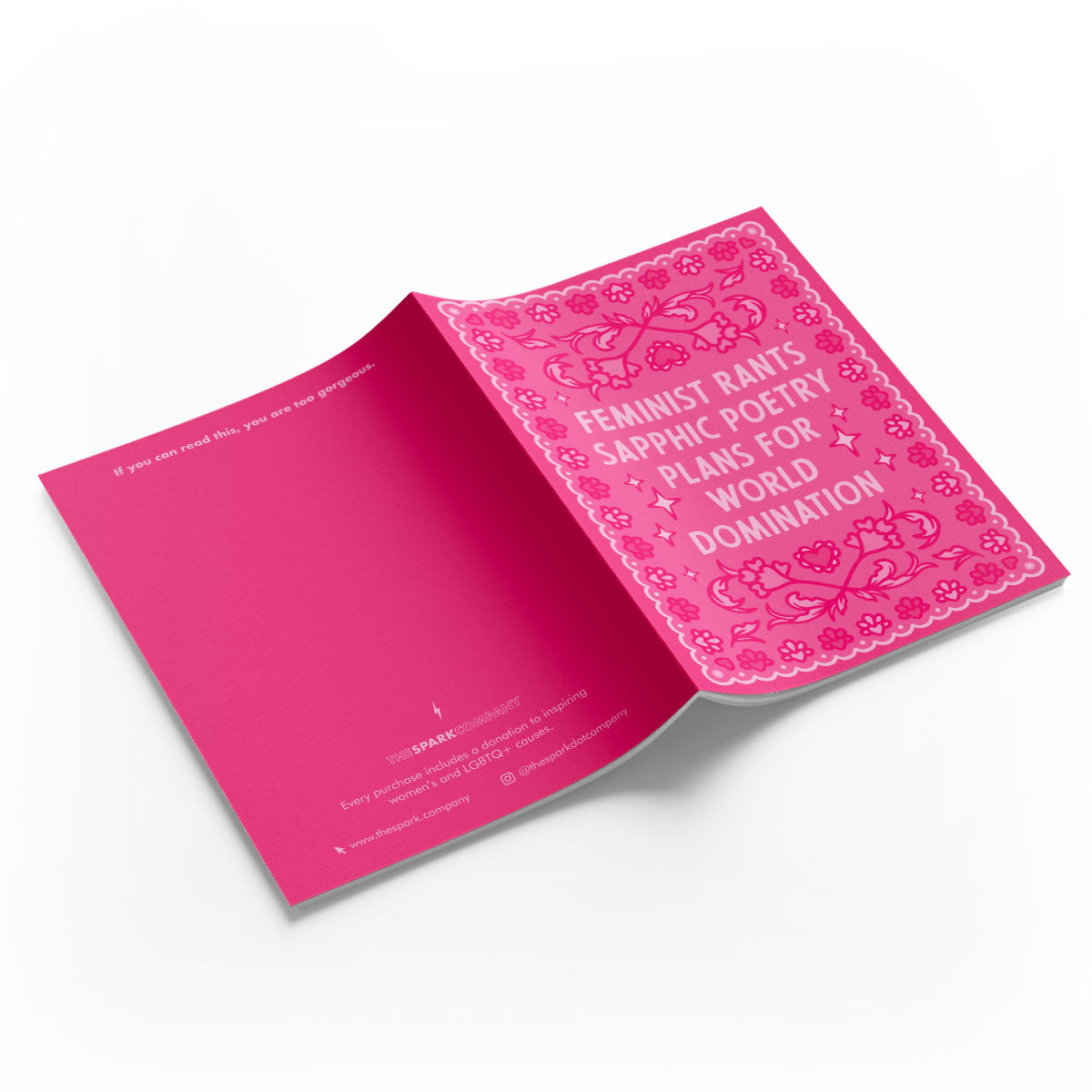 Limited Edition! Galentine's Notebooks (3 Pack)-Feminist Apparel, Feminist Gift, Feminist Notebook-The Spark Company