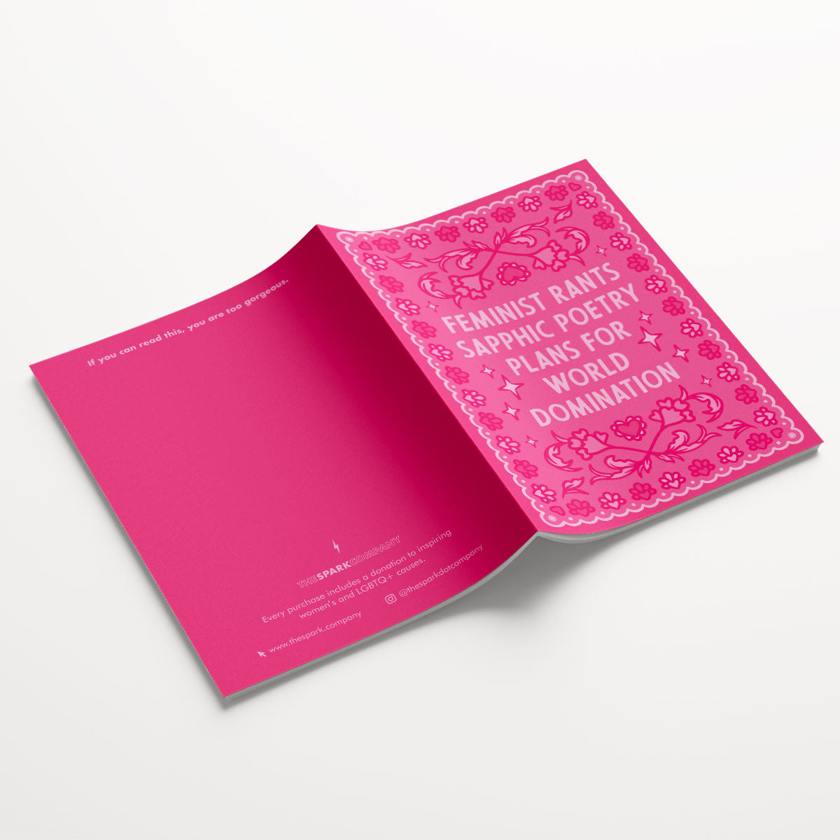 Limited Edition! Galentine's Notebooks (3 Pack)-Feminist Apparel, Feminist Gift, Feminist Notebook-The Spark Company
