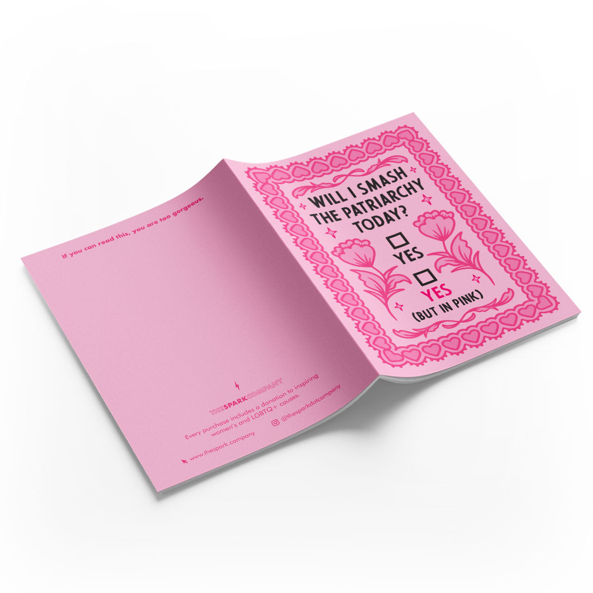 Limited Edition! Galentine's Notebooks (3 Pack)-Feminist Apparel, Feminist Gift, Feminist Notebook-The Spark Company