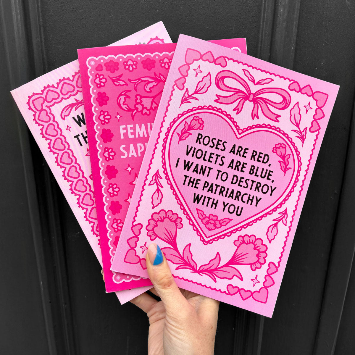 Limited Edition! Galentine's Notebooks (3 Pack)-Feminist Apparel, Feminist Gift, Feminist Notebook-The Spark Company