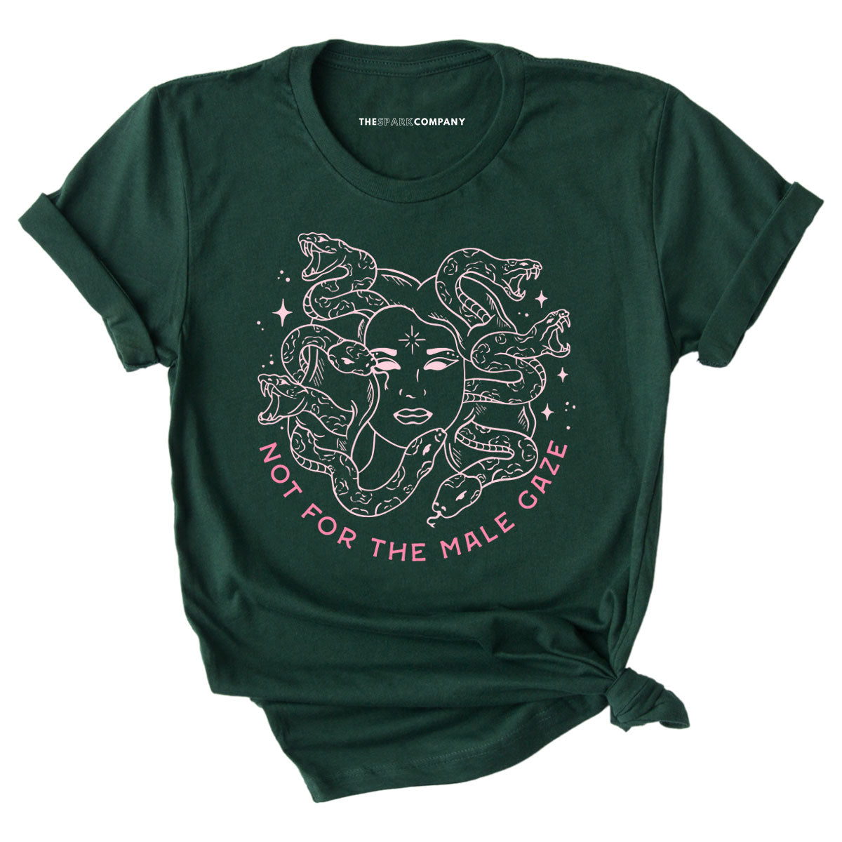 Limited Run! Not For The Male Gaze T-Shirt-Feminist Apparel, Feminist Clothing, Feminist T Shirt, BC3001-The Spark Company