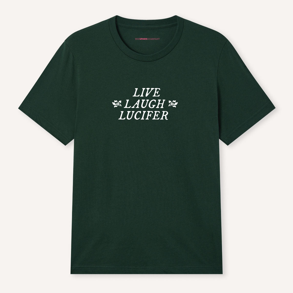 Live Laugh Lucifer T-Shirt-Feminist Apparel, Feminist Clothing, Feminist T Shirt, BC3001-The Spark Company