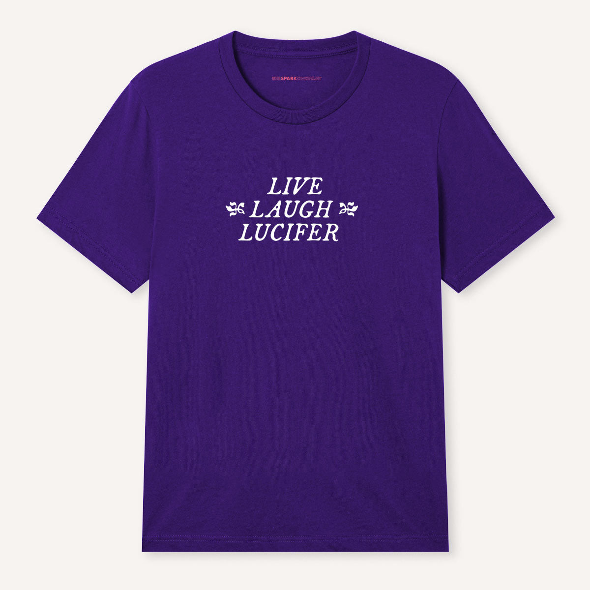 Live Laugh Lucifer T-Shirt-Feminist Apparel, Feminist Clothing, Feminist T Shirt, BC3001-The Spark Company