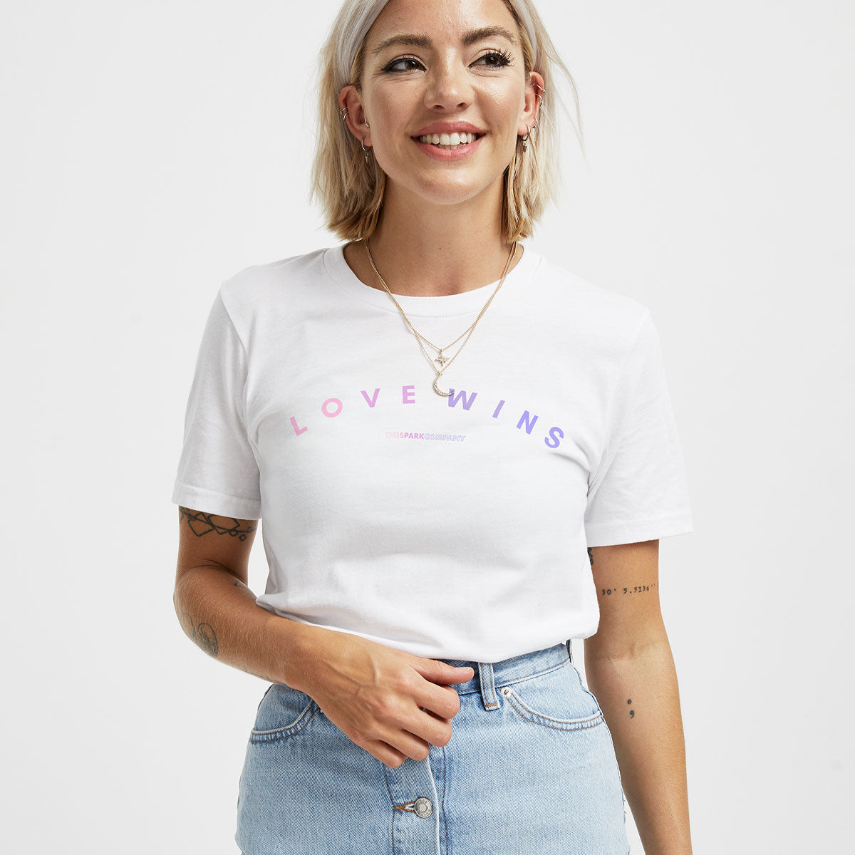 Love Wins Bisexual Colours T-Shirt-LGBT Apparel, LGBT Clothing, LGBT T Shirt, BC3001-The Spark Company