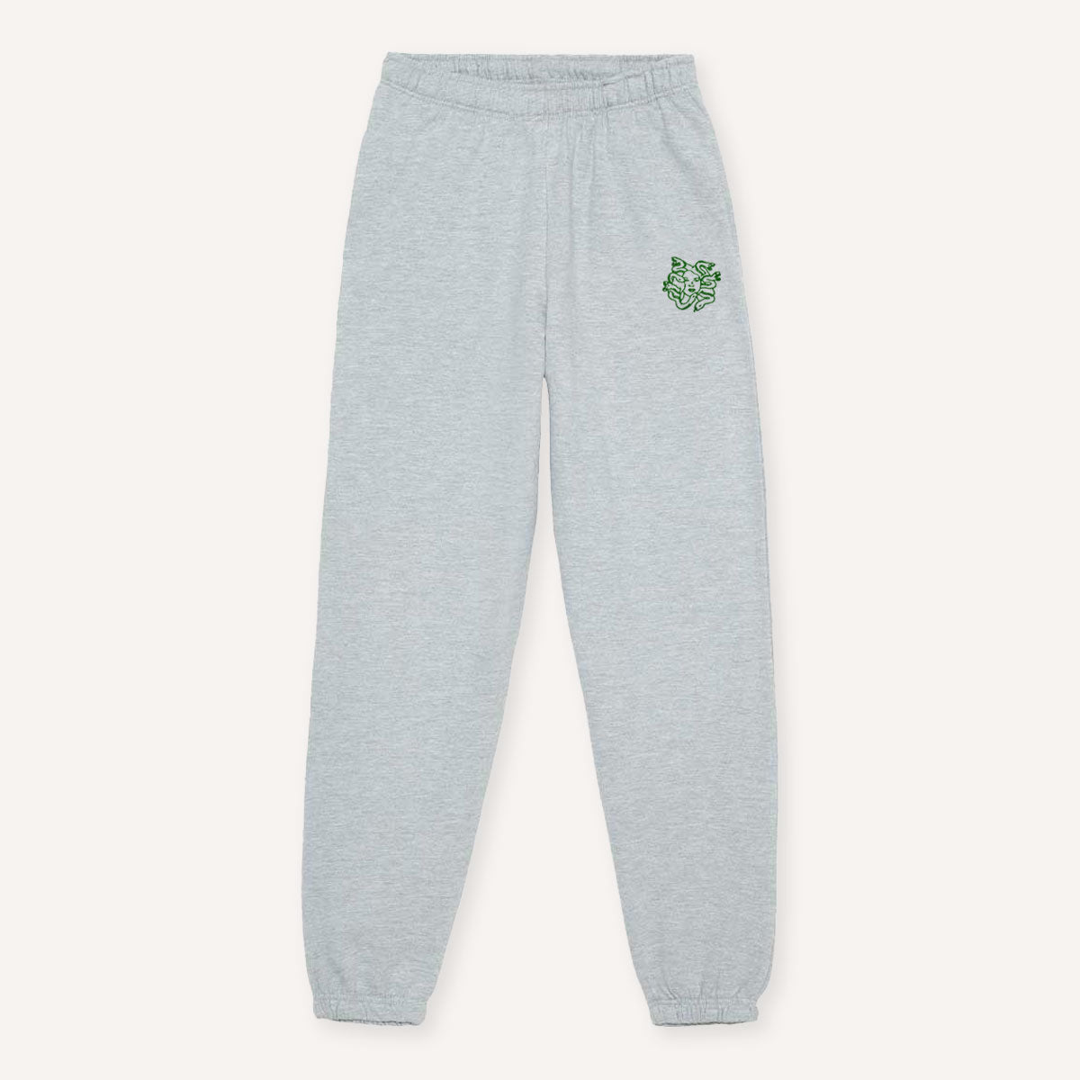 Medusa Embroidery Detail Joggers-Feminist Apparel, Feminist Clothing, Feminist joggers, JH072-The Spark Company
