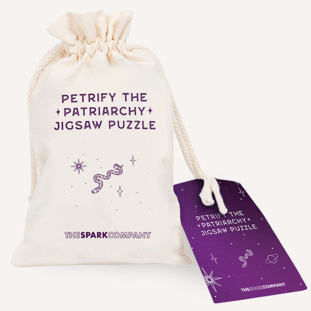 Medusa Jigsaw Puzzle-Feminist Apparel, Feminist Gift, Feminist Jigsaw-The Spark Company