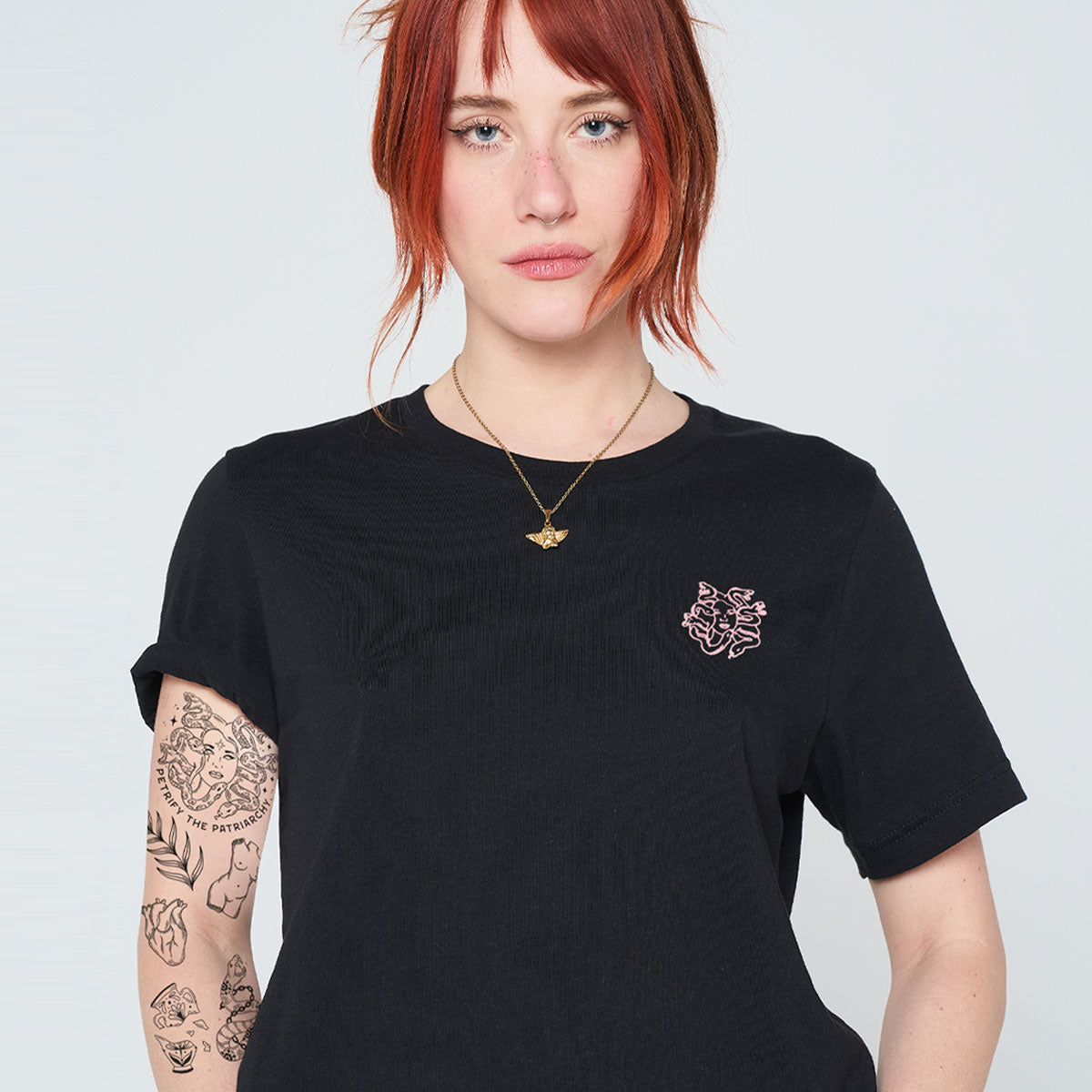 Medusa Tattoo Transfer Sheet-Feminist Apparel, Feminist Gift, Feminist Temporary Tattoo Sheet-The Spark Company