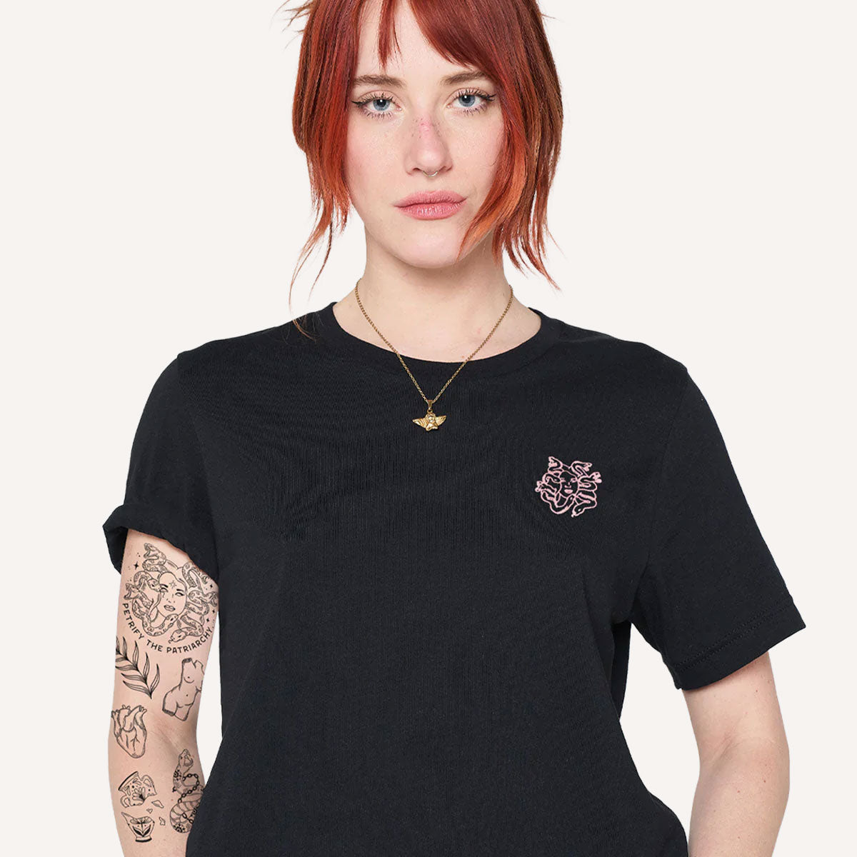 Medusa Tattoo Transfer Sheet-Feminist Apparel, Feminist Gift, Feminist Temporary Tattoo Sheet-The Spark Company