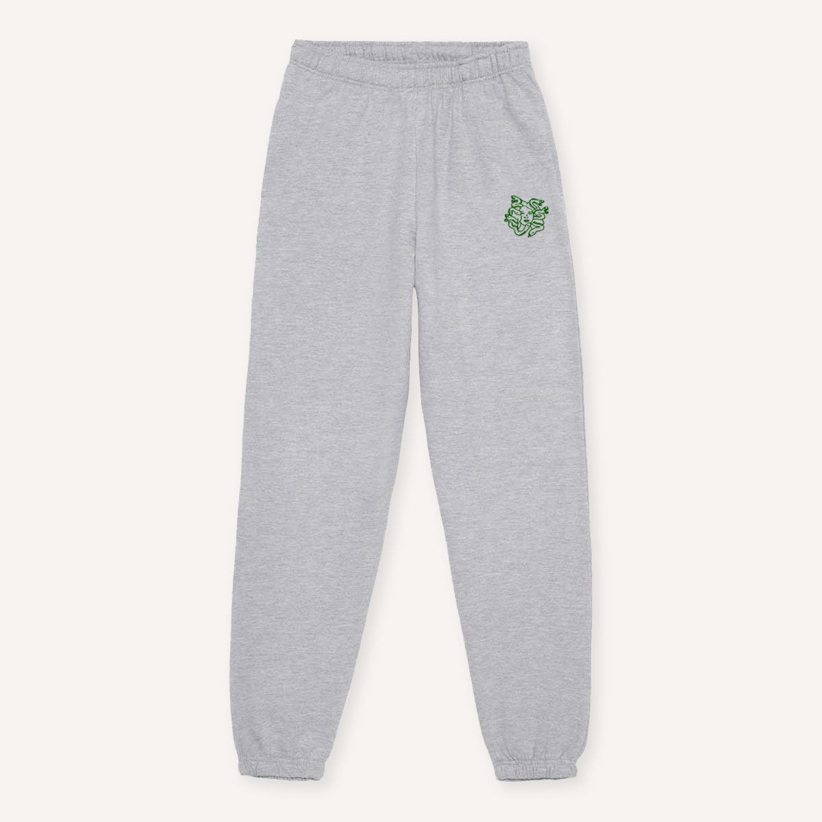 Medusa Embroidery Detail Joggers