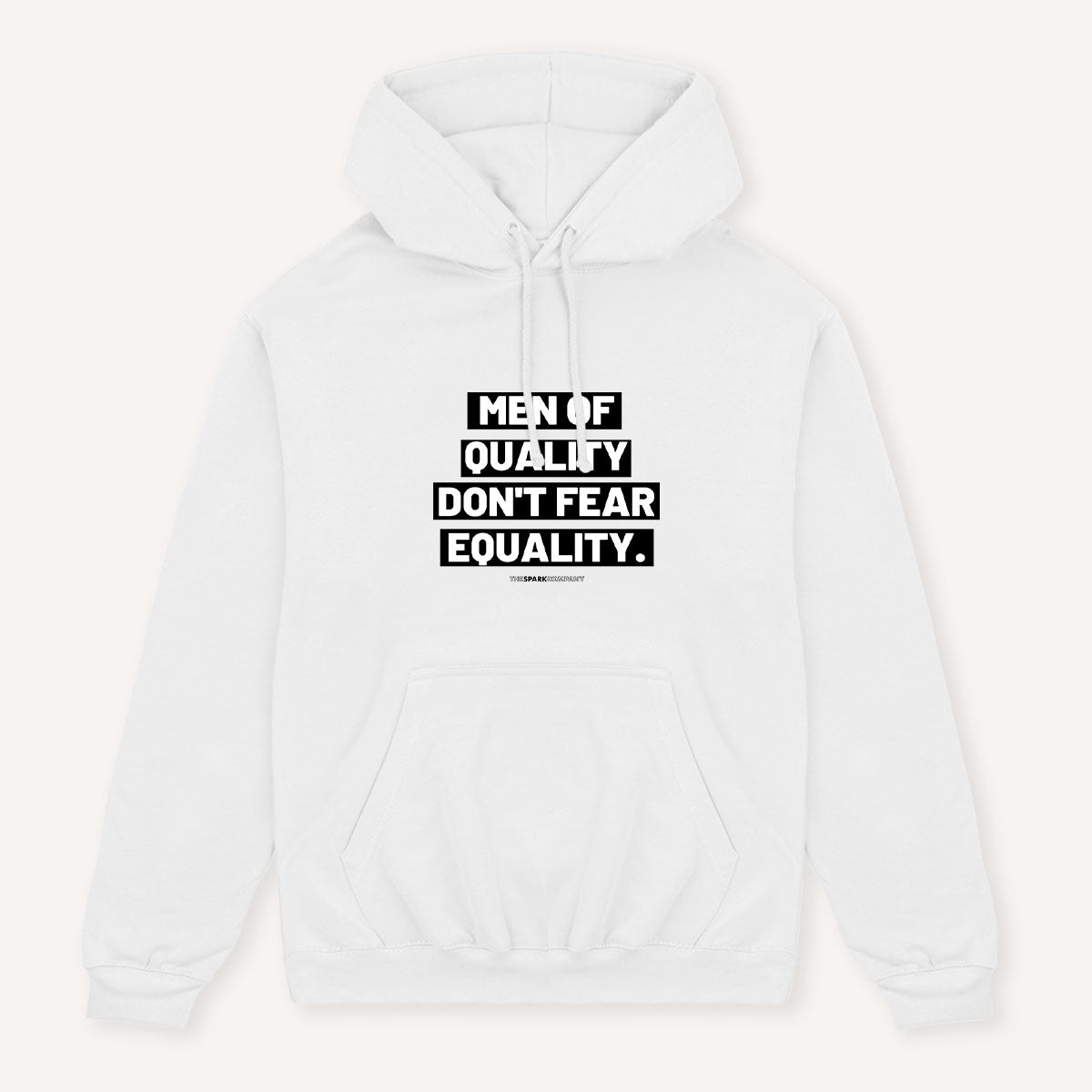 Men Of Quality Men's Hoodie-Feminist Apparel, Feminist Clothing, Feminist Hoodie, JH001-The Spark Company