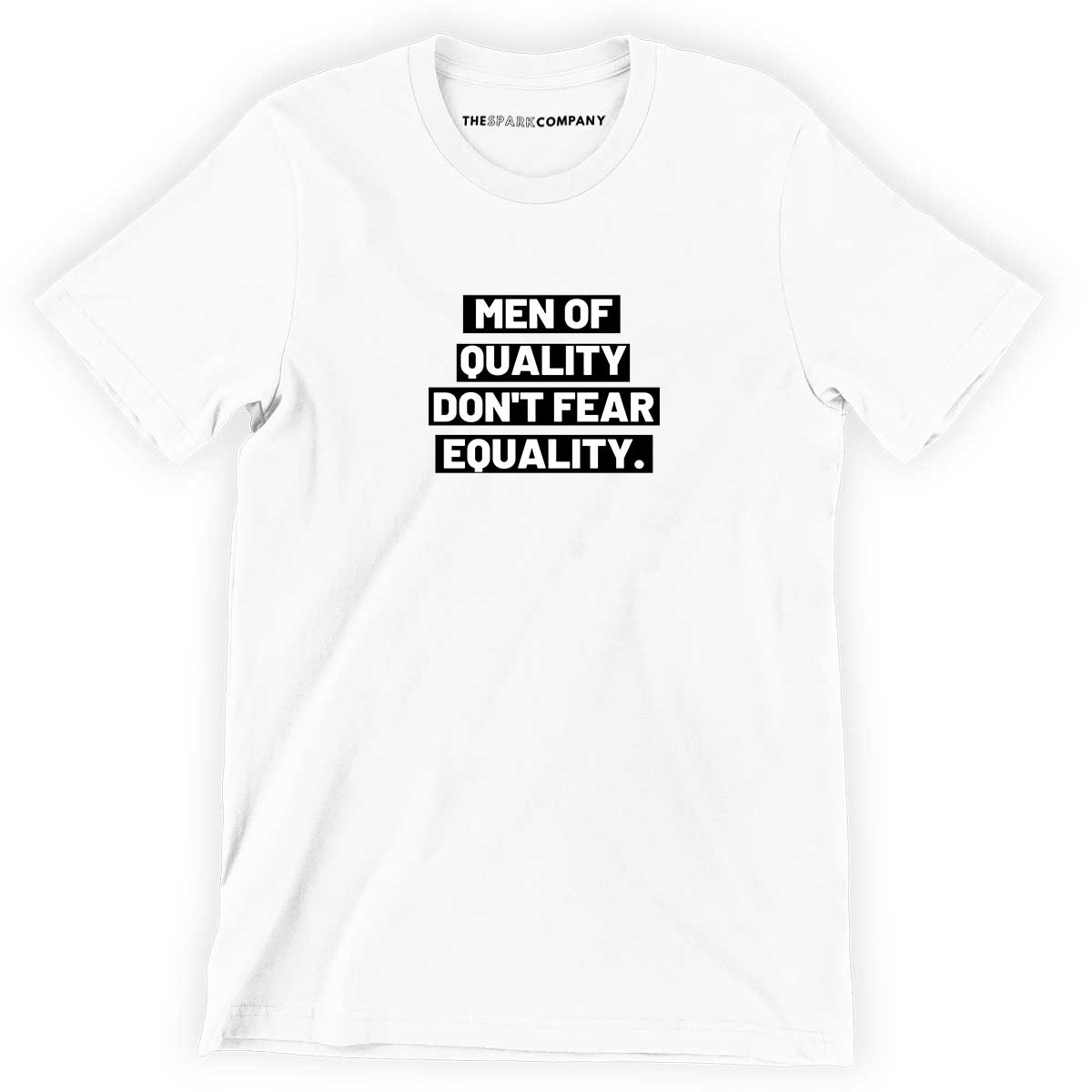 Men Of Quality Men's T-Shirt-Feminist Apparel, Feminist Clothing, Men's Feminist T Shirt, BC3001-The Spark Company