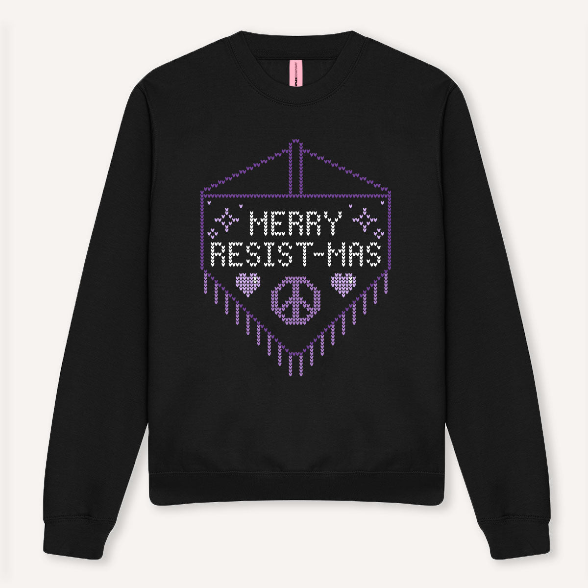 Merry Resist-mas Ugly Christmas Jumper-Feminist Apparel, Feminist Clothing, Feminist Sweatshirt, JH030-The Spark Company