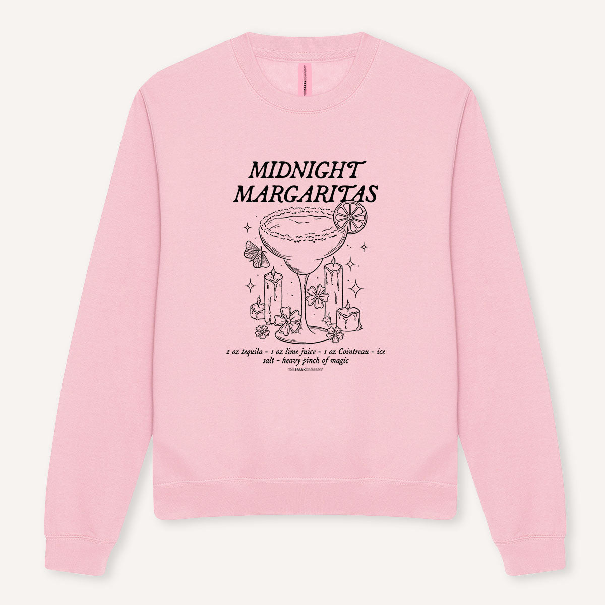 Midnight Margaritas Sweatshirt-Feminist Apparel, Feminist Clothing, Feminist Sweatshirt, JH030-The Spark Company