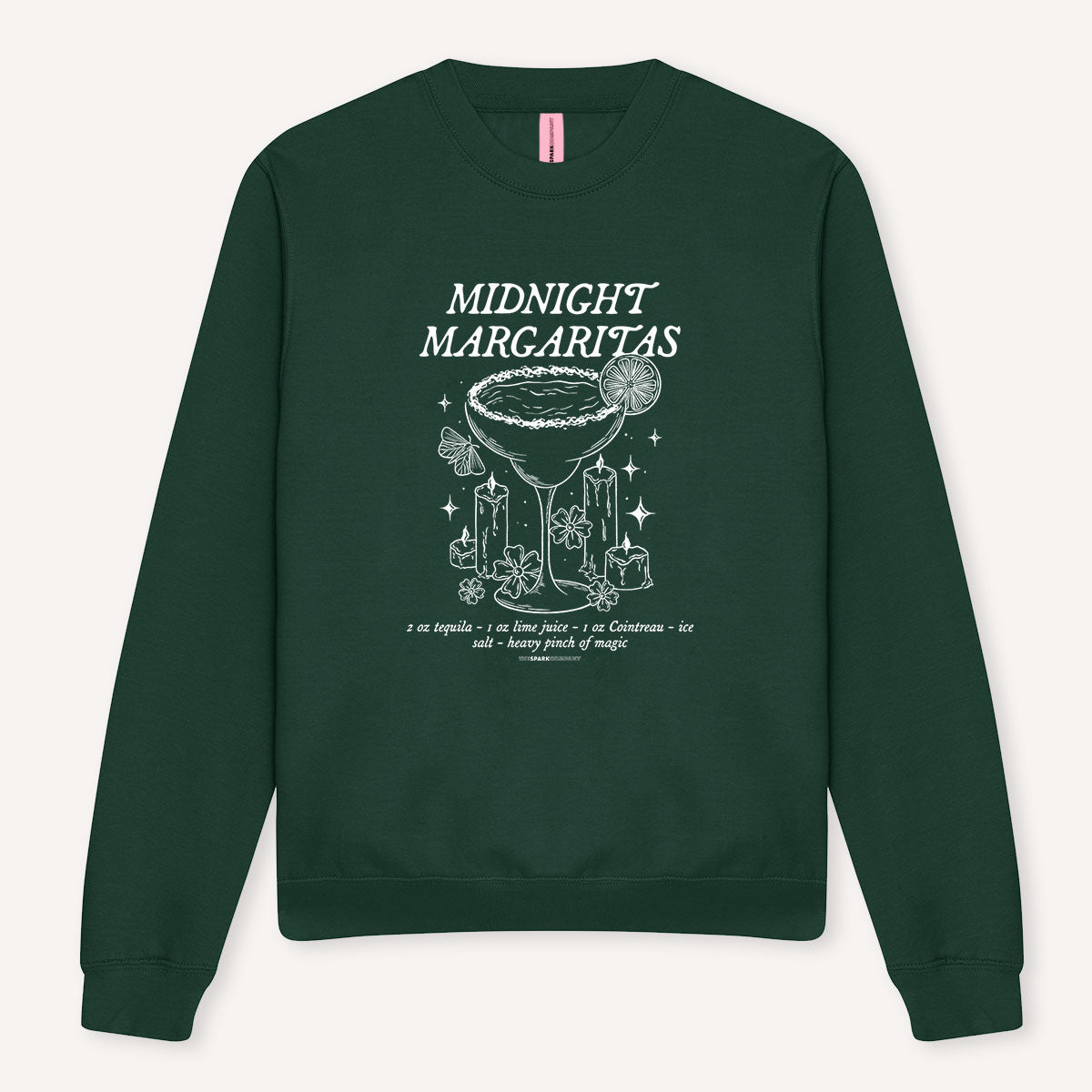 Midnight Margaritas Sweatshirt-Feminist Apparel, Feminist Clothing, Feminist Sweatshirt, JH030-The Spark Company