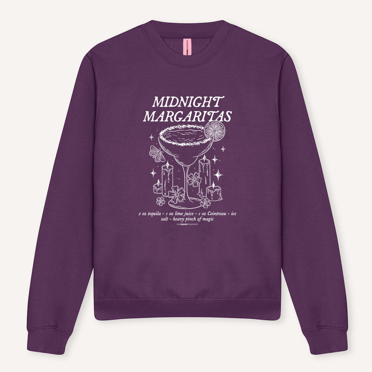 Midnight Margaritas Sweatshirt-Feminist Apparel, Feminist Clothing, Feminist Sweatshirt, JH030-The Spark Company