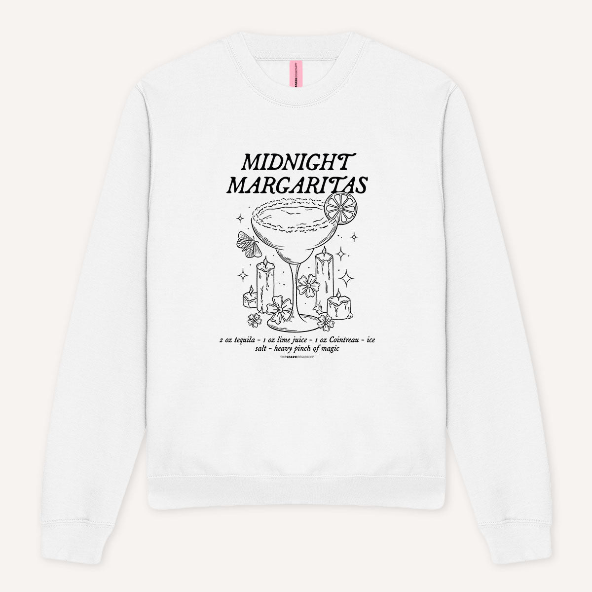 Midnight Margaritas Sweatshirt-Feminist Apparel, Feminist Clothing, Feminist Sweatshirt, JH030-The Spark Company