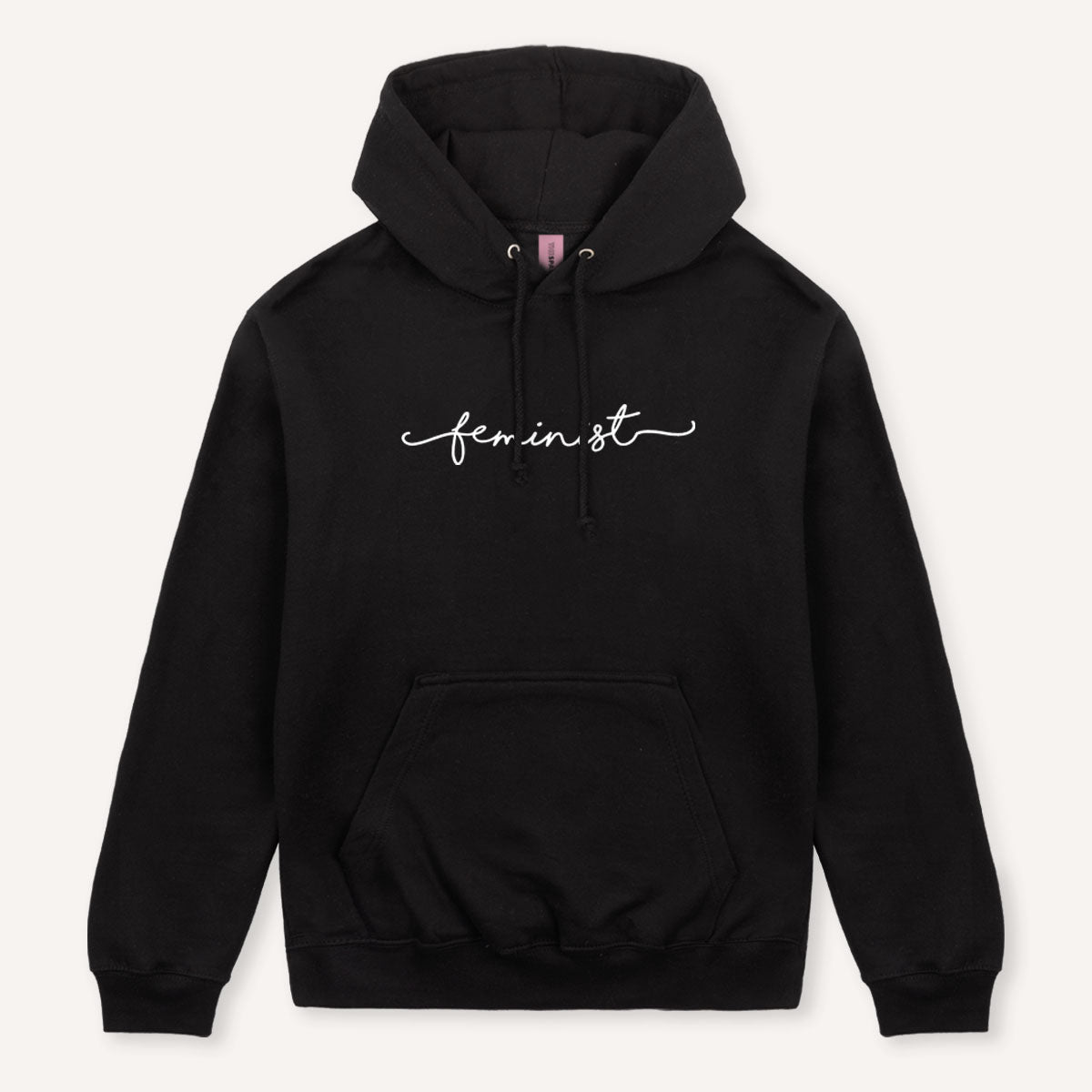 Minimalist Feminist Script Hoodie-Feminist Apparel, Feminist Clothing, Feminist Hoodie, JH001-The Spark Company
