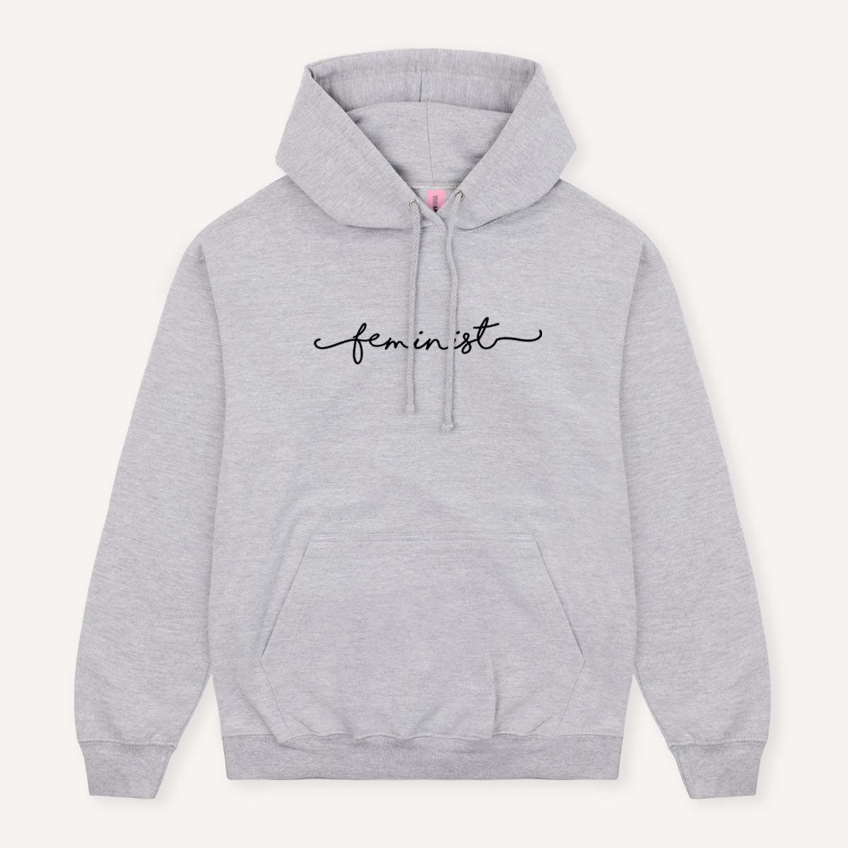 Minimalist Feminist Script Hoodie-Feminist Apparel, Feminist Clothing, Feminist Hoodie, JH001-The Spark Company