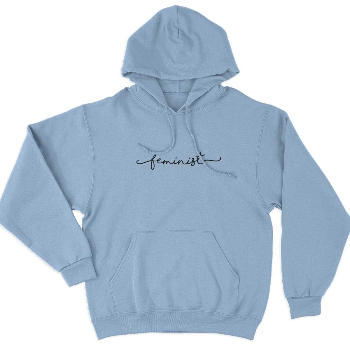 Minimalist Feminist Script Hoodie-Feminist Apparel, Feminist Clothing, Feminist Hoodie, JH001-The Spark Company