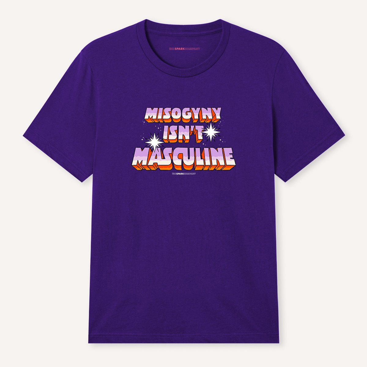 Misogyny Isn't Masculine T-Shirt-Feminist Apparel, Feminist Clothing, Feminist T Shirt, BC3001-The Spark Company