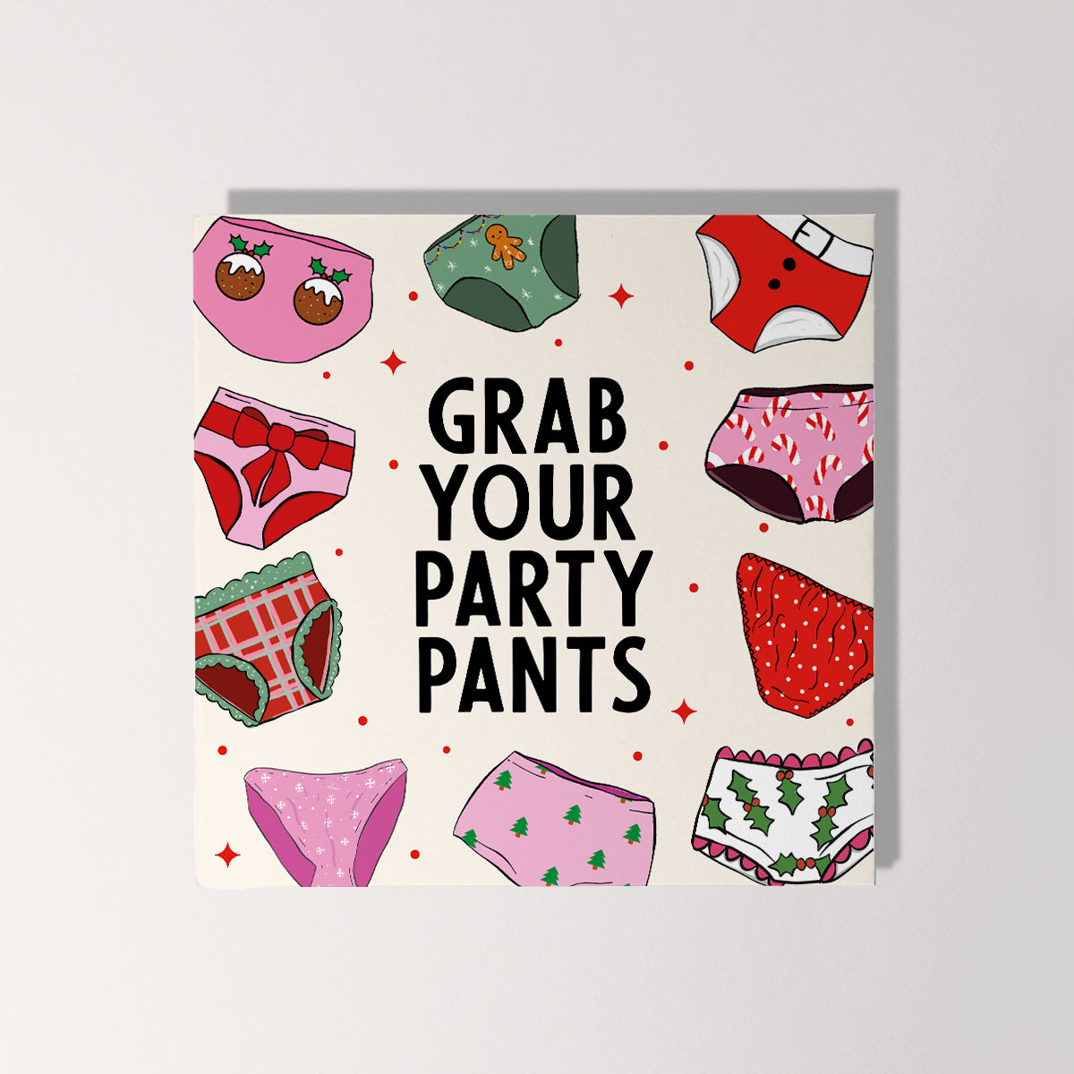 Mixed Feminist Christmas Cards (5 Pack)-Feminist Apparel, Feminist Gift, Feminist Christmas Cards-The Spark Company