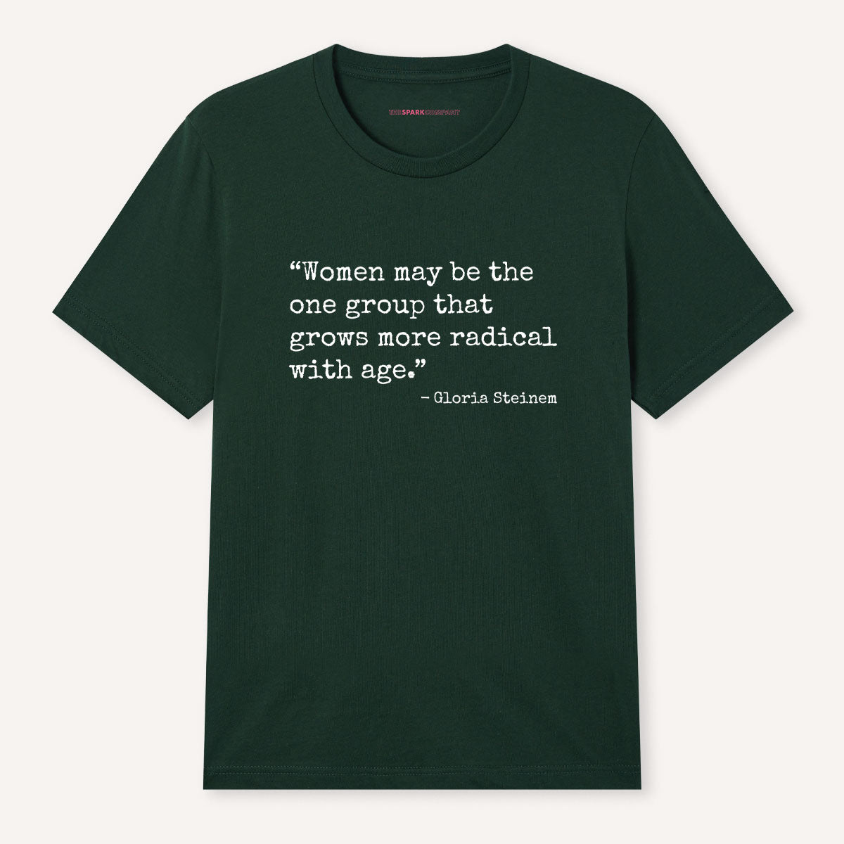 More Radical With Age T-Shirt-Feminist Apparel, Feminist Clothing, Feminist T Shirt, BC3001-The Spark Company